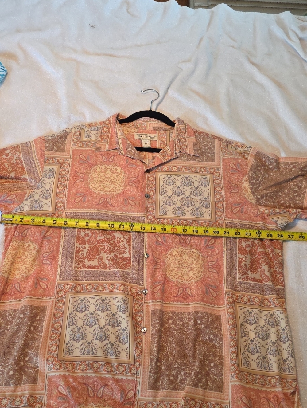 Tori Richard Honolulu Paisley Button-Up 100% Cotton Lawn Casual Shirt 2XL - Picture 5 of 8